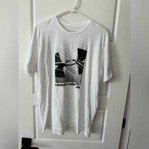 Men Under Armour Short sleeve Crew Neck T-Shirt Cotton Blend L